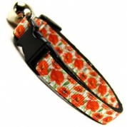 Poppy Field Collar for Cat